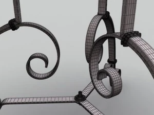 antique globe  stand 3D Model