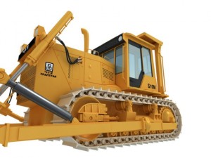 bulldozer b10 3D मॉडल