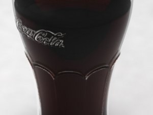 coca cola in glass Modello 3D