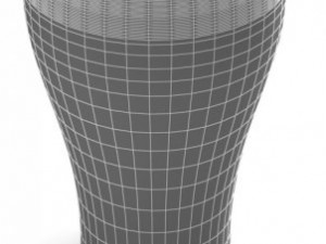 coca cola in glass Modello 3D