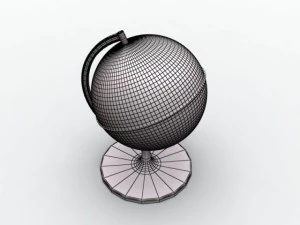 globe de bureau Modèle 3D
