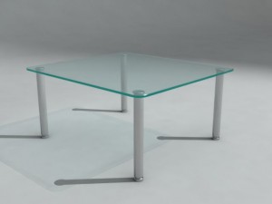 glass table 3D 模型