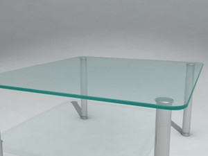 glass table 3D 模型