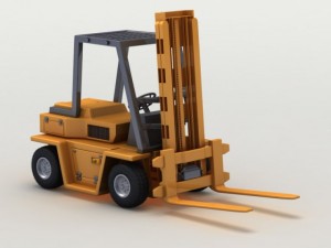 forklift 3D Model