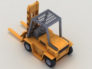 forklift 3D Model