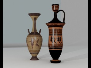 ancient greek vase Modèle 3D