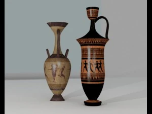 ancient greek vase 3D Model
