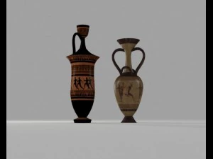 ancient greek vase 3D Model