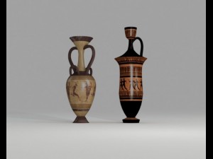 ancient greek vase Modèle 3D