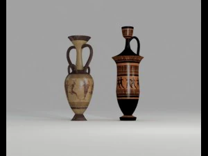 ancient greek vase 3D Model