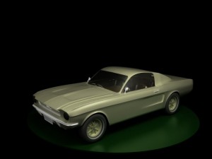 ford mustang Modèle 3D
