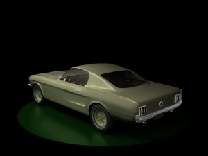 ford mustang Model 3D