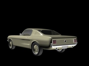 ford mustang Model 3D