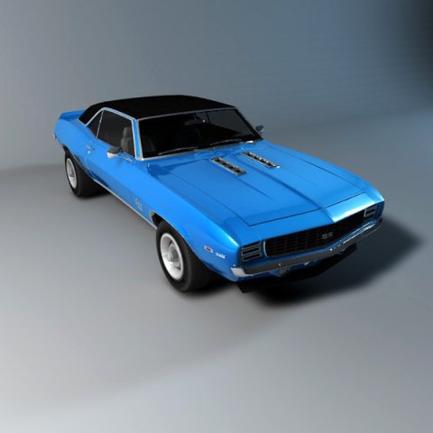 camaro Modelo 3D .c4d .max .obj .3ds .fbx .stl .blend 