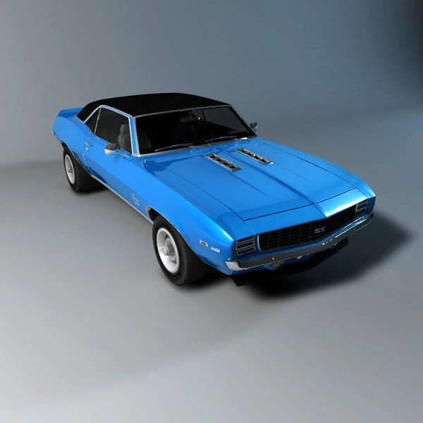 camaro 3D Model .c4d .max .obj .3ds .fbx .stl .blend