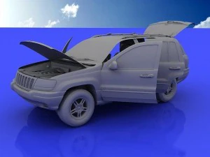 그랜드 체로키 3D 모델