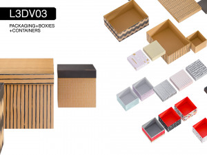l3dv03g04 - boxes set 3D मॉडल