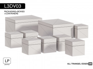 l3dv03g04 - boxes set 3D मॉडल