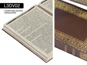 l3dv02g01 - books set 3D Модель