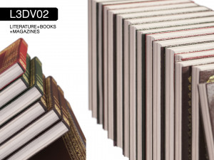 l3dv02g03 - books set Model 3D
