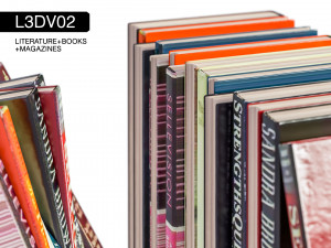 l3dv02g06 - books set 3D 模型