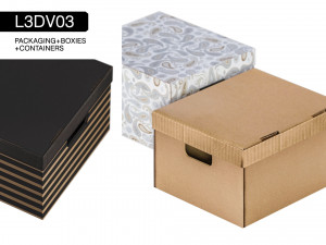l3dv03g02 - boxes set Model 3D
