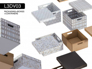 l3dv03g02 - boxes set Model 3D