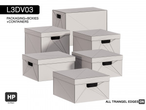 l3dv03g02 - boxes set Model 3D