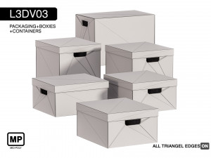 l3dv03g02 - boxes set Model 3D
