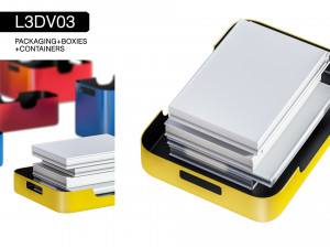 l3dv03g05 - containers set Modèle 3D