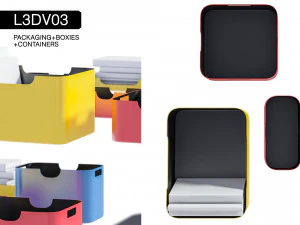 l3dv03g05 - containers set 3D Model