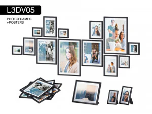 l3dv05g01 - photo frames set 3D Model