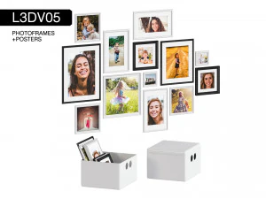 l3dv05g02 - set di scatole per cornici per foto Modello 3D