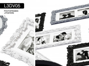 l3dv05g05 - photo frames boxes set 3D Model