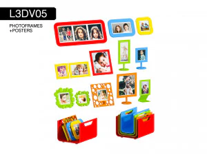 l3dv05g06 - 사진 프레임 홀더 세트 3D 모델