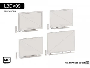 l3dv09g01 - televisors rcs set 3D Model