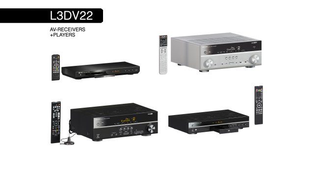l3dv22g01 - av-receivers players rcs set Model 3D .c4d .max .obj .3ds .fbx .stl .blend 