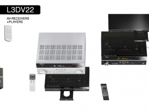 l3dv22g01 - av-receivers players rcs set Model 3D