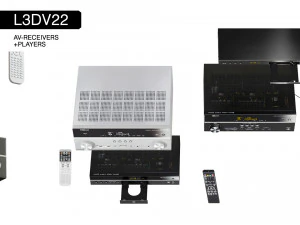 l3dv22g01 - av-receivers players rcs set 3D Model