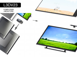 l3dv23g03 - graphics tablets set Modello 3D