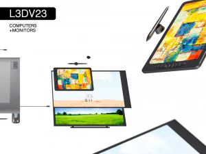 l3dv23g03 - graphics tablets set 3D Model