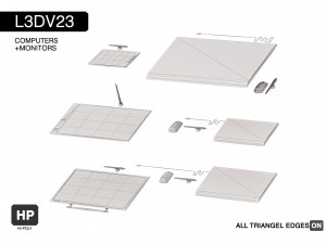 l3dv23g03 - graphics tablets set Modello 3D