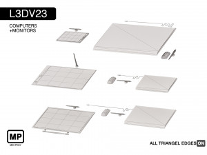 l3dv23g03 - graphics tablets set Modello 3D