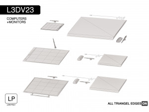 l3dv23g03 - graphics tablets set Modello 3D