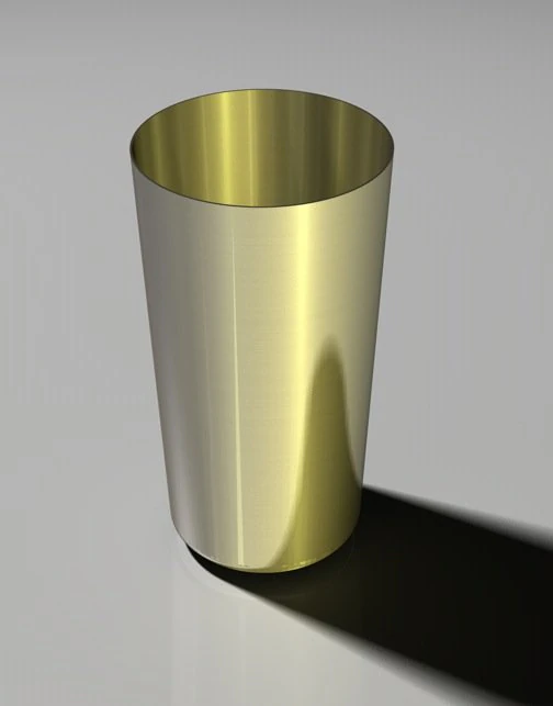 metal vase or cup 3D Model .c4d .max .obj .3ds .fbx .stl .blend 
