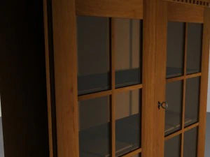 wood sideboard 3D Model