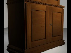 wood sideboard 3D Model