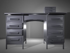 office desk Modello 3D