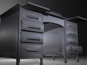 офісний стіл 3D Модель