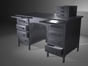 office desk 3D Model